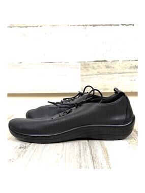 NEW  Arcopedico 37 Black Washable Comfort Shoes Arch Support Travel NEW